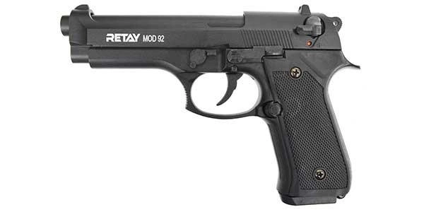 Стартовий пістолет Retay Mod 92 Black - зображення 1