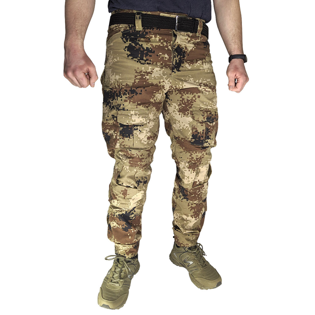 Штани тактичні Lesko B603 Pixel Desert 36 розмір штани чоловічі камуфляжні мілітарі з кишенями (K/OPT2_4257-12589) - зображення 2