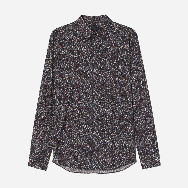 Рубашка мужская H&M 7817580 S Черная (PS2030000167999) - Фото 1 Рубашка мужская H&M 7817580 S Черная (PS2030000167999) - изображение 1