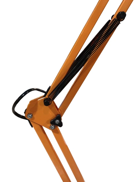 Настольная лампа на струбцине 60W E27 LU-074-1800 ORANGE (Оранжевая) - изображение 4