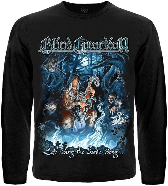 Футболка з довгим рукавом Blind Guardian "Let’s Sing The Bard’s Song", Розмір S - Фото 1 Футболка з довгим рукавом Blind Guardian "Let’s Sing The Bard’s Song", Розмір S - изображение 1