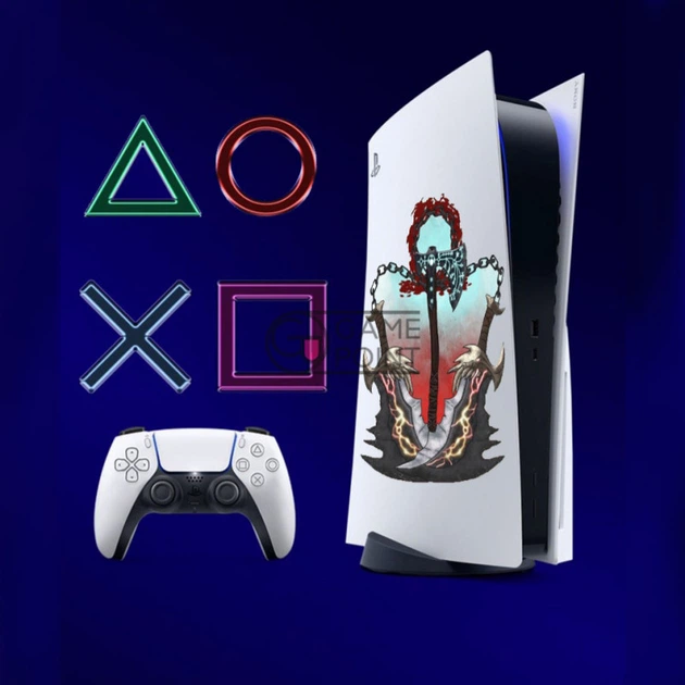 Кастомний змінна панель Playstation 5 (ручна розпис) – фото