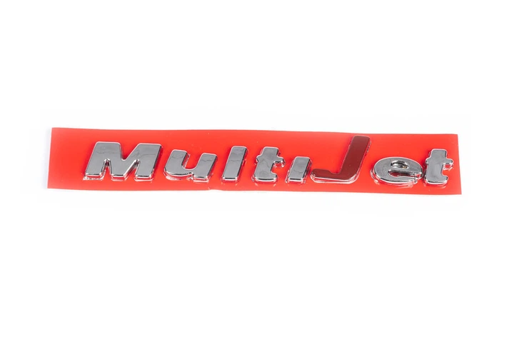 Значек Multijet (самоклейка) 135мм для Fiat Panda 2003-2011 гг - изображение 2