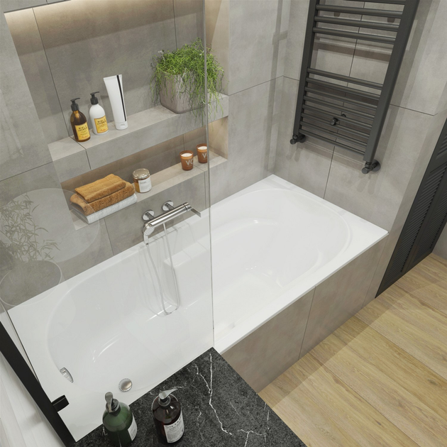 Ванна акриловая Lavinia Boho Bristol 170x75 см без ножек 35020070 ...