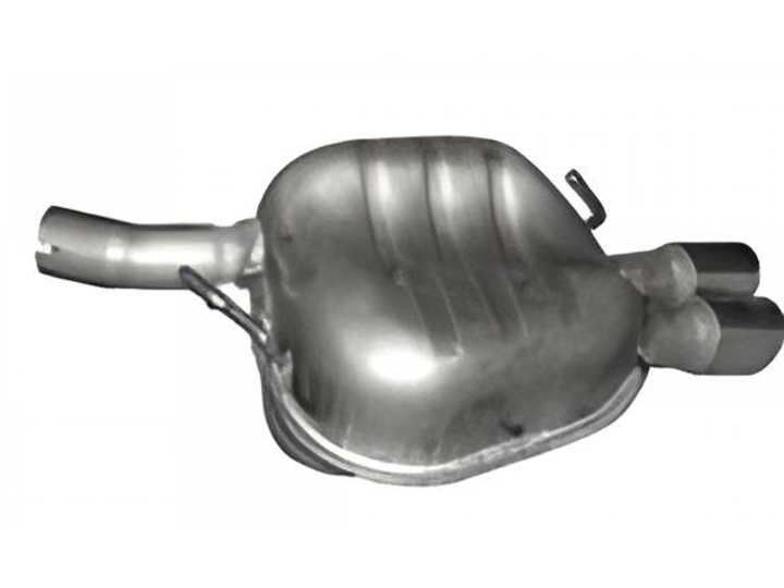 Глушник задній Audi A5 (AUDI A5) 2.0D 08-0 (01.35) Polmostrow алюмінієвий - зображення 1