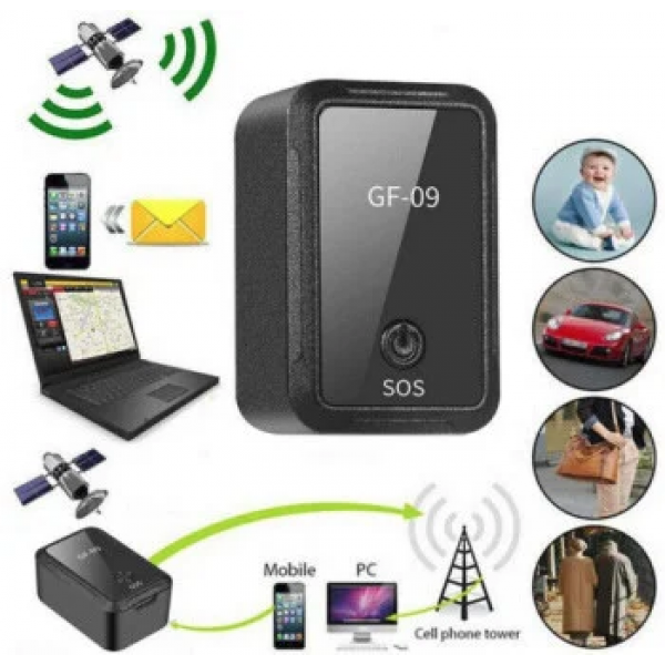 Магнитный Gps Трекер маячок для отслеживания Mini GF-09 WIFI + LBS + GPS / Контроль за передвижением авто, детей - изображение 5