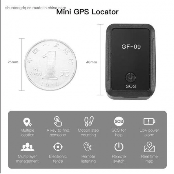 Магнитный Gps Трекер маячок для отслеживания Mini GF-09 WIFI + LBS + GPS / Контроль за передвижением авто, детей - изображение 7