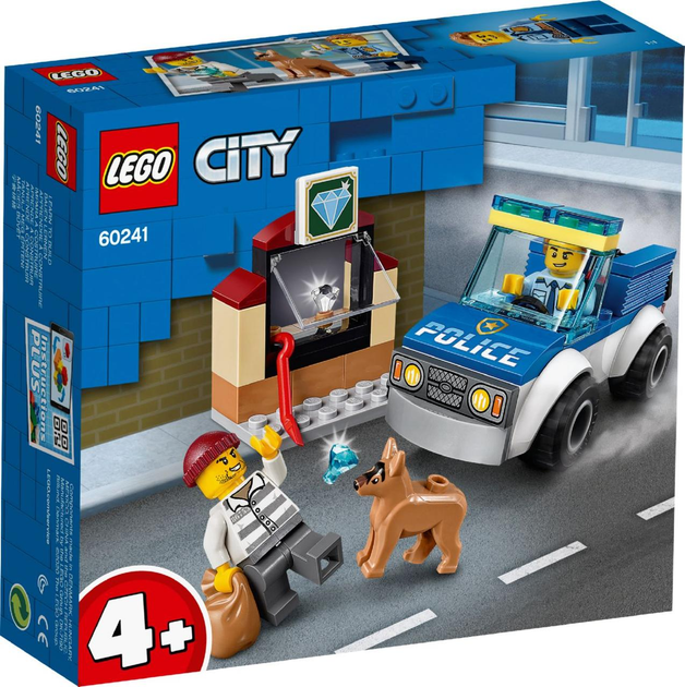 Конструктор lego city police 60241 полицейский отряд с собакой