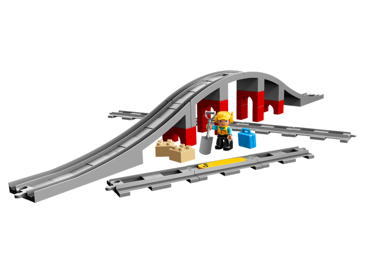 Lego Duplo Мост и железнодорожные пути 10872 – игрушки с доставкой
