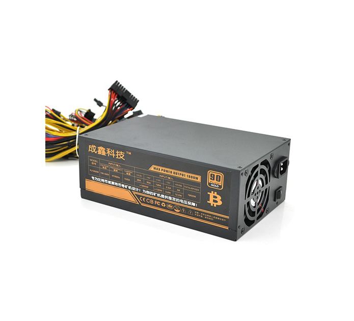 Блок питания компьютерный FOXCONN ATX BTB-2000W 93Plus GOLD, 2x80cm FAN - изображение 1