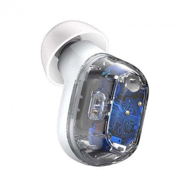 Бездротові навушники Bluetooth Baseus WM01 White - изображение 4