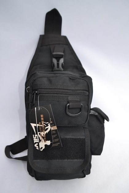 Тактическая сумка - рюкзак для скрытого ношения оружия. Silver Knight 184 черный - изображение 1