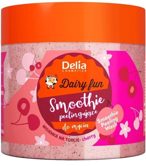 Акція на Пілінг для душу Delia Cosmetics Dairy Fun Smoothie Вишня 350 г від Rozetka