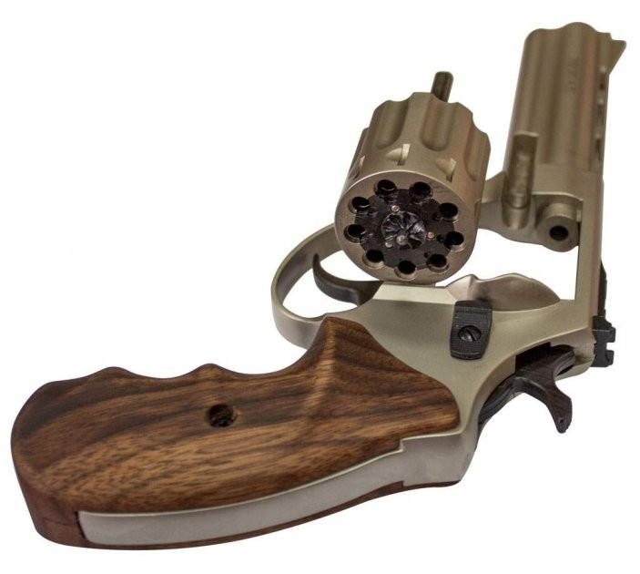Револьвер флобера ZBROIA PROFI-4.5" (сатин / дерево) - зображення 2