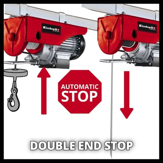 Тельфер электрический Einhell TC-EH 250 - Фото 11 Тельфер электрический Einhell TC-EH 250 - изображение 11