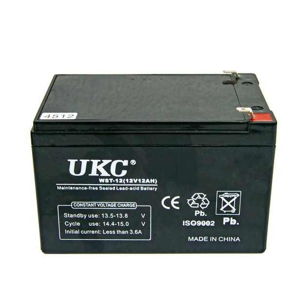 Свинцовый аккумулятор для бесперебойника Battary UKC WST-12 12V 3.6A ...