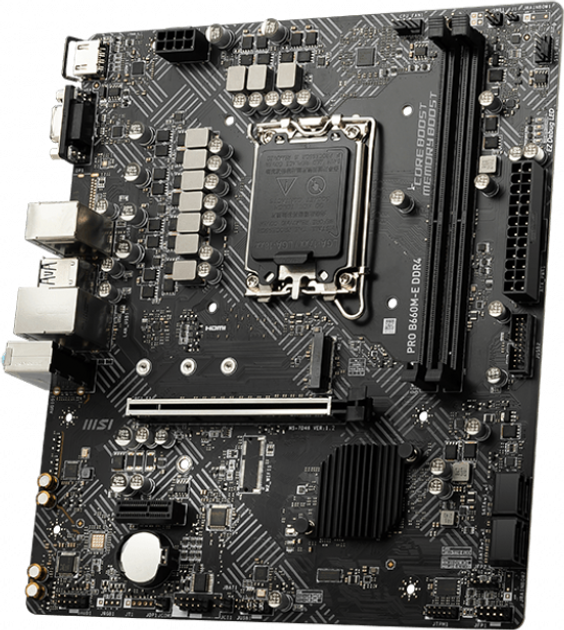 Материнская плата MSI Pro B660M-E DDR4 (s1700, Intel B660, PCI-Ex16 ...