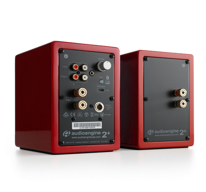 Акустика Audioengine A2+ BT&nbsp;Red - изображение 3