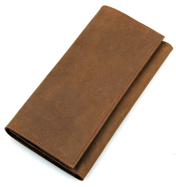 Кошелек кожаный мужской Vintage 19x10 см (acs0016970) - Фото 1 Кошелек кожаный мужской Vintage 19x10 см (acs0016970) - изображение 1