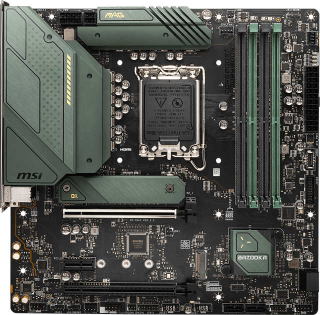 Материнская плата MSI MAG B660M Bazooka DDR4 (s1700, Intel B660, PCI ...