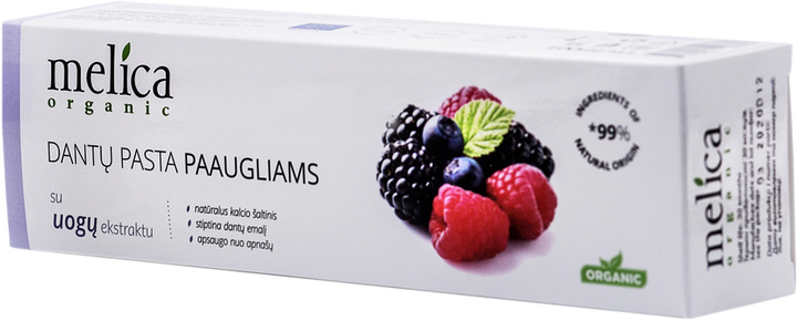 Зубна паста Melica Organic Ягідний мікс 100 мл (4770416003624) - зображення 2