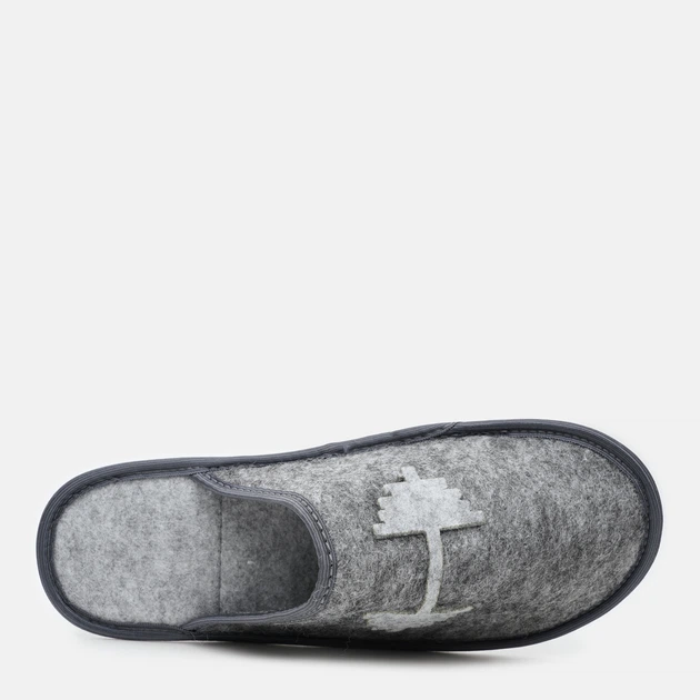 Чоловічі домашні капці з закритим носком з фетру FX shoes 2017 40/41 Сірі (2820000012692) - Фото 5 Чоловічі домашні капці з закритим носком з фетру FX shoes 2017 40/41 Сірі (2820000012692) - зображення 5
