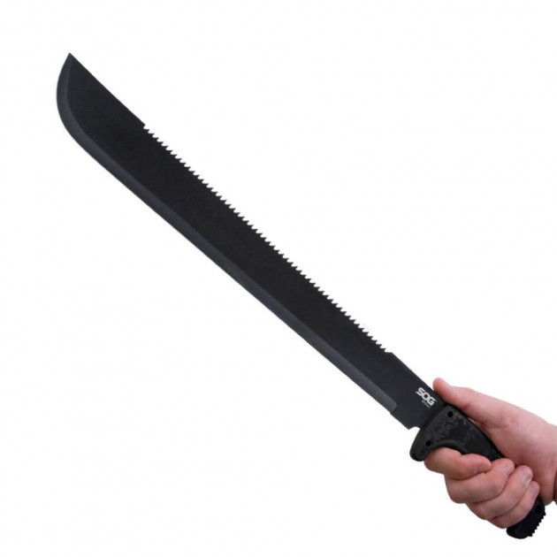 Мачете SOG SOGfari 18" Machete Чорний - зображення 1