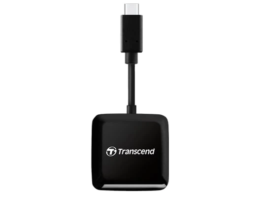 Кардрідер Transcend USB 3.2 Type-C > microSD/SD Чорний - зображення 2