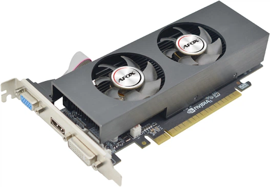 Karta graficzna AFOX PCI-Ex GeForce GTX 750 4GB GDDR5 (128bit) (1020/5000) (DVI, VGA, HDMI) (AF750-4096D5L4-V2) - obraz 2