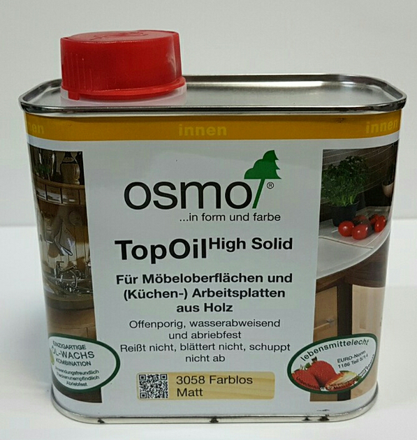 Масло с твердым воском osmo для столешниц