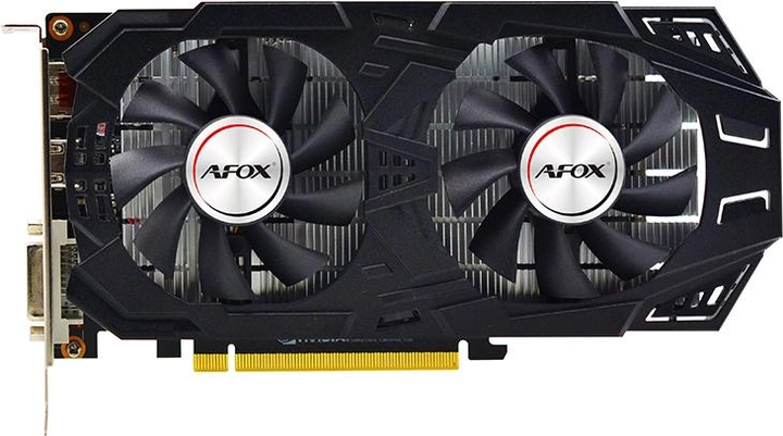 AFOX PCI-Ex GeForce GTX1060 6GB GDDR5 (192bit) (1708/8000) (DVI, HDMI, DisplayPort) (AF1060-6144D5H7) - изображение 1
