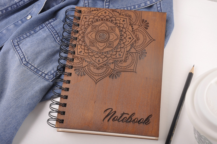 Блокнот A5 з дерев'яною обкладинкою 120232 DONITO на 80 сторінок ...