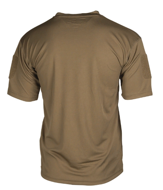 Тактическая потоотводящая футболка Mil-tec Coolmax цвет койот размер S (11081019_S) - изображение 2