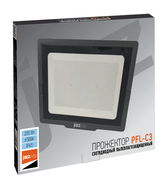 Прожектор светодиодный JAZZWAY PFL -C3 200w 6500K IP65 - зображення 3