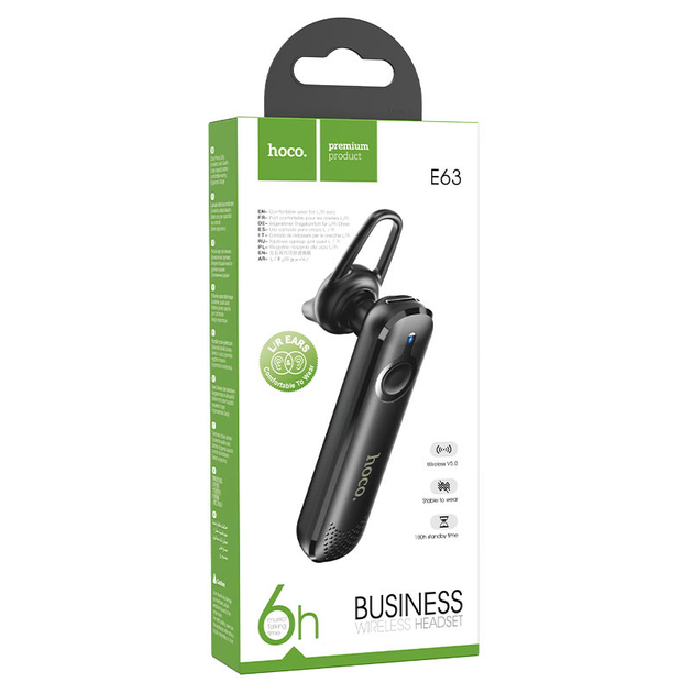 Manos libres Bluetooth hoco e63