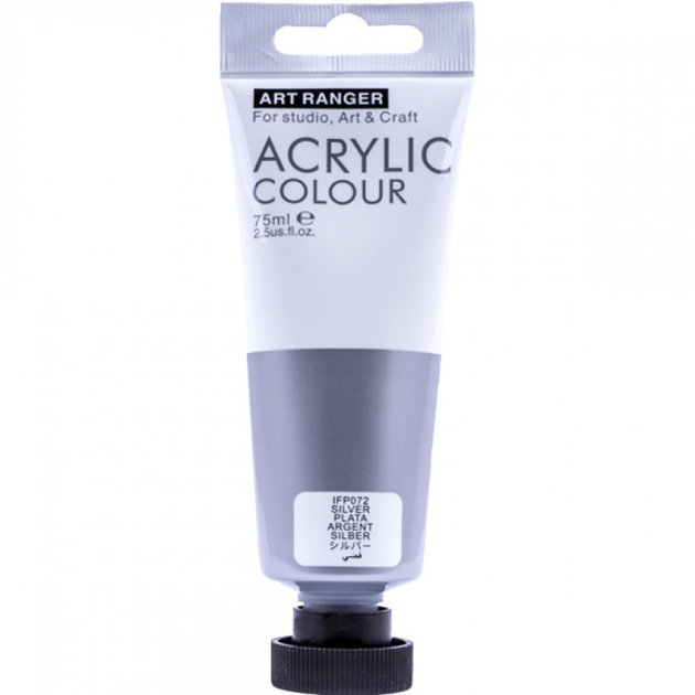Художественная акриловая краска Art Ranger Acrylic 072 Silver (серебро ...