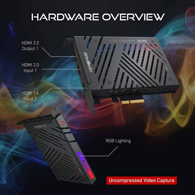 Мапа захоплення відео AVerMedia Live Gamer GC570D Black (61GC570D00A5) - зображення 7