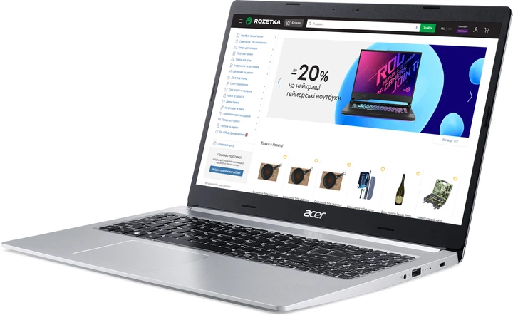 Ноутбук Acer Aspire 5 A515-45G-R7C8 (NX.A8CEU.00K) Pure Silver