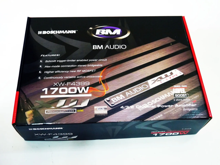 Автомобильный усилитель звука XPRO BM Audio XW-F4399 1700W 4-х канальный, черный (42486-XW-F4399_1707) - изображение 10