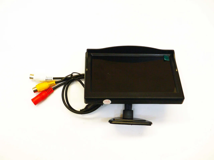 Цветной монитор камеры заднего вида с 2-мя видеовыходами TFT LCD 5 дюймов автомобильный дисплей для двух камер - изображение 2