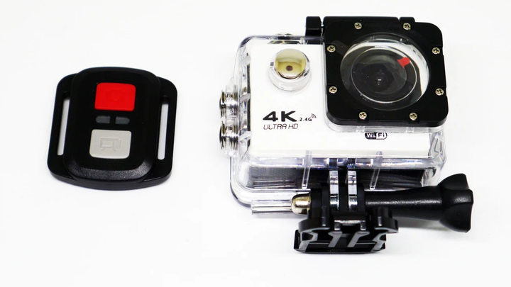 Экшн камера Action Camera Lesko F60R WiFi 4K пульт с набором креплений и аквабоксом - изображение 10