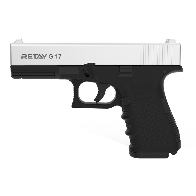Стартовий пістолет Retay G 17 Chrome (Glock 17) - зображення 1