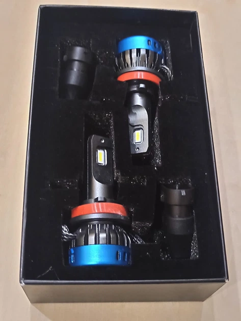Світлодіодні автомобільні LED-лампи Н11 60W 6500K - зображення 5