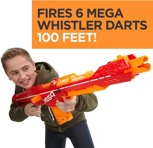 【貴重】NERF メガセンチュリオン オレンジトリガー Бластер Nerf Mega Centurion Blaster RED Нерф Центурион (A3700
