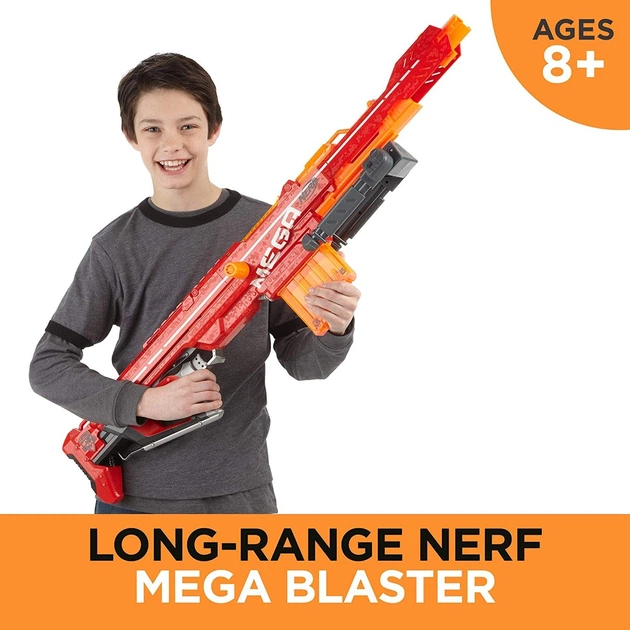 Бластер Nerf Mega Centurion Blaster RED Нерф Центурион (A3700