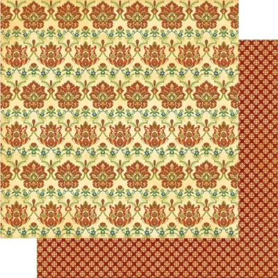 Двусторонняя скрапбумага, Graphic 45Le Fleur, артикул 4500072