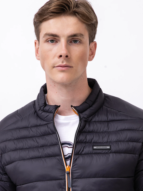 Куртка Jack & Jones JJEACE PUFFER COLLAR STS S Темно-серый 12189878-Asphalt - Фото 5 Куртка Jack & Jones JJEACE PUFFER COLLAR STS S Темно-серый 12189878-Asphalt - изображение 5