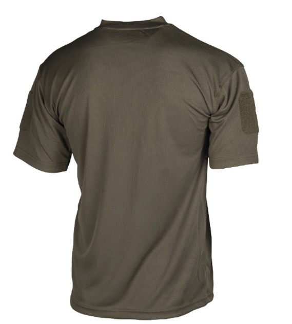 Тактическая потоотводящая футболка Mil-tec Coolmax цвет олива размер 2XL (11081001_2XL) - изображение 2