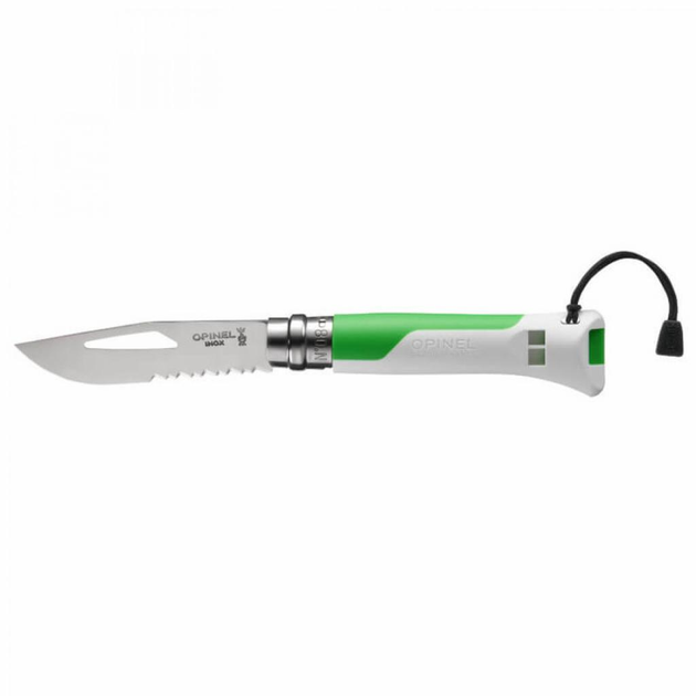 Нож Opinel 8 Outdoor White/Green (002319) - изображение 1
