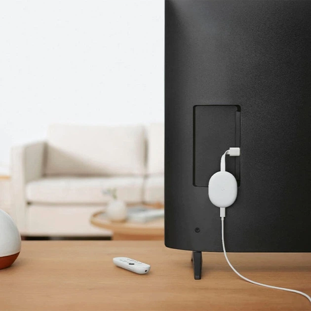 Медиаплеер Google Chromecast 4K with Google TV White (GA01919-US